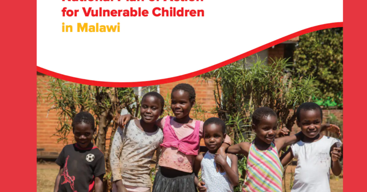 National Plan of Action for Vulnerable Children in Malawi 2015-2019